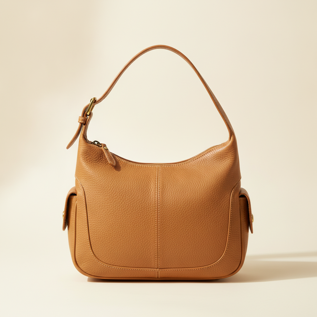 Sac porté épaule cuir — Vintage